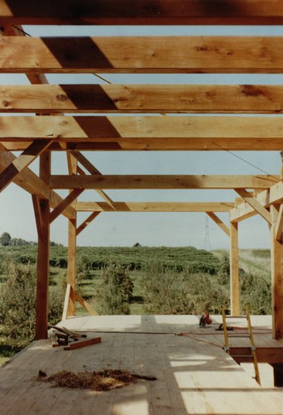 Shawnee Winery/House: Timber frame