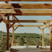 Shawnee Winery/House: Timber frame
