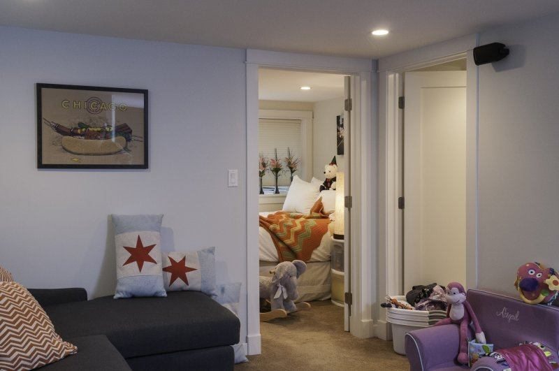 Mid-Century Split Level: Basement renovation