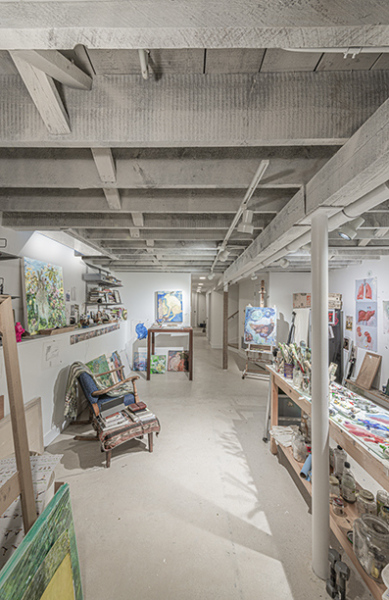 Bucktown Rehab for Two Artists: Artist studio