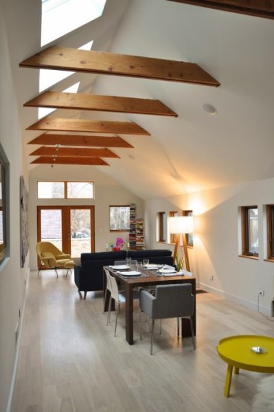 Bucktown renovation: Dining &amp; Living room