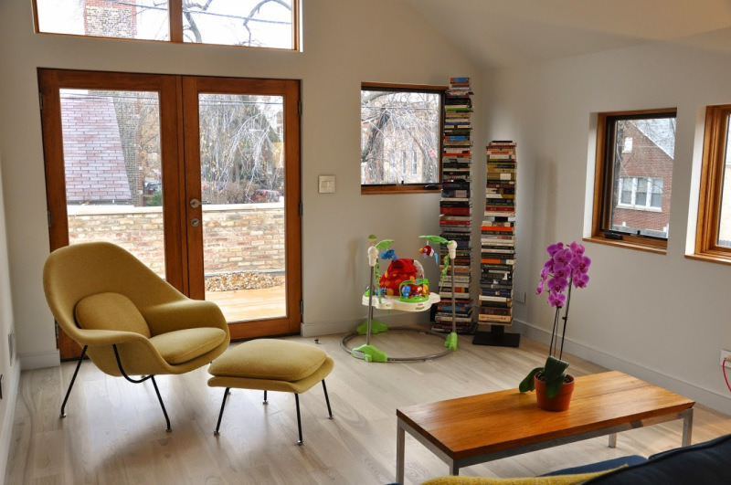 Bucktown renovation: Living room