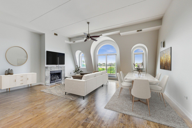 Dormers at Living Rooms
