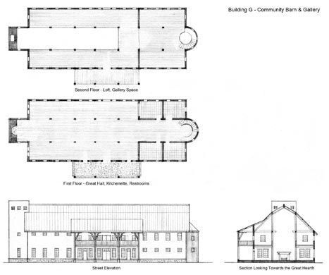 Kodiak Village, Colorado: Community hall plans