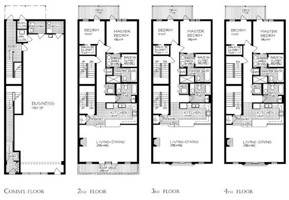 Lincoln Avenue, Chicago: Floor plans