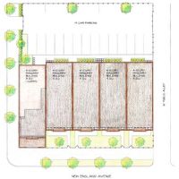 New England Avenue: Site plan