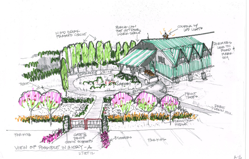 Proposed Winery in Southwest Michigan: Possible entry "A"