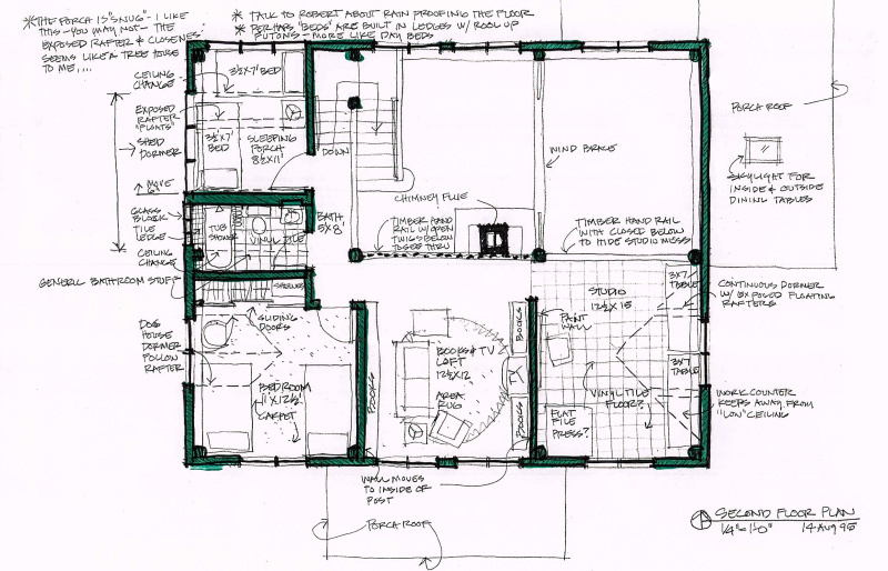Second floor plan
